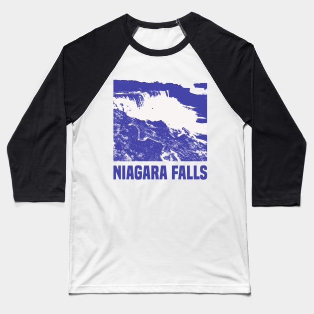 Niagara Falls Baseball T-Shirt by Den Vector